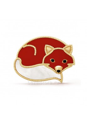 Брошь Van Cleef & Arpels Lucky Animals Fox Clip VCARP9RY00