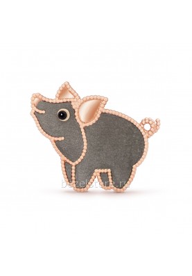 Брошь Van Cleef & Arpels Lucky Animal Pig VCARP7UO00
