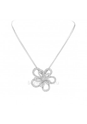 Брошь-подвеска Van Cleef & Arpels High-Jewellery Flowerlace Clip And Pendant VCARP0I300