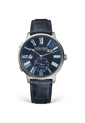 Ulysse Nardin Marine Torpilleur Dual Time 44 mm 3343-320-3A/1A