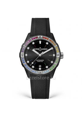Ulysse Nardin Marine Diver Rainbow 39 mm 8163-182B1LE-2A-RAIN/3A