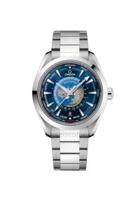 Omega Seamaster Aqua Terra 150M GMT Worldtimer 43 mm 220.10.43.22.03.001