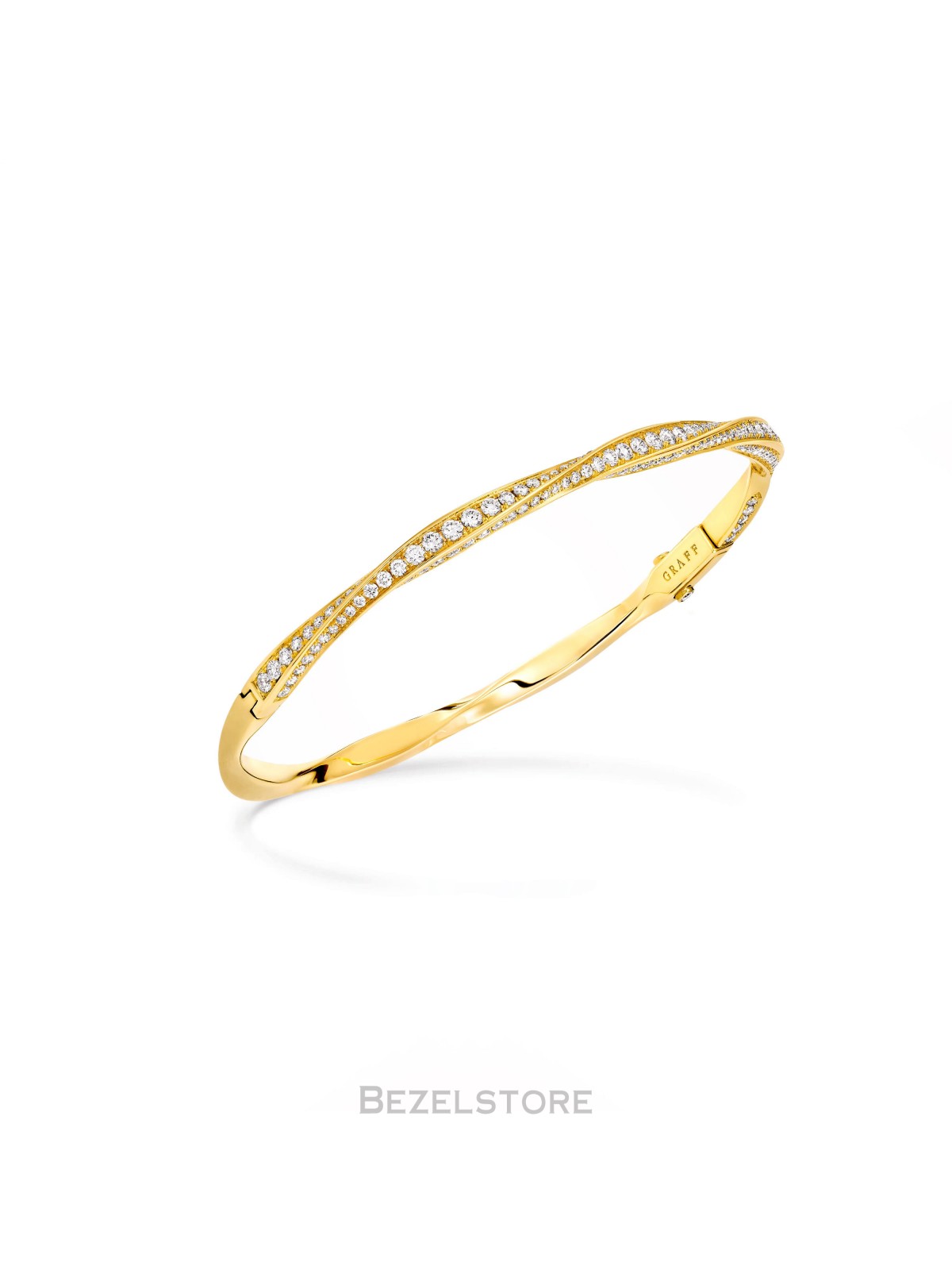 Браслет Graff Spiral Pavé Diamond Bangle RGB448