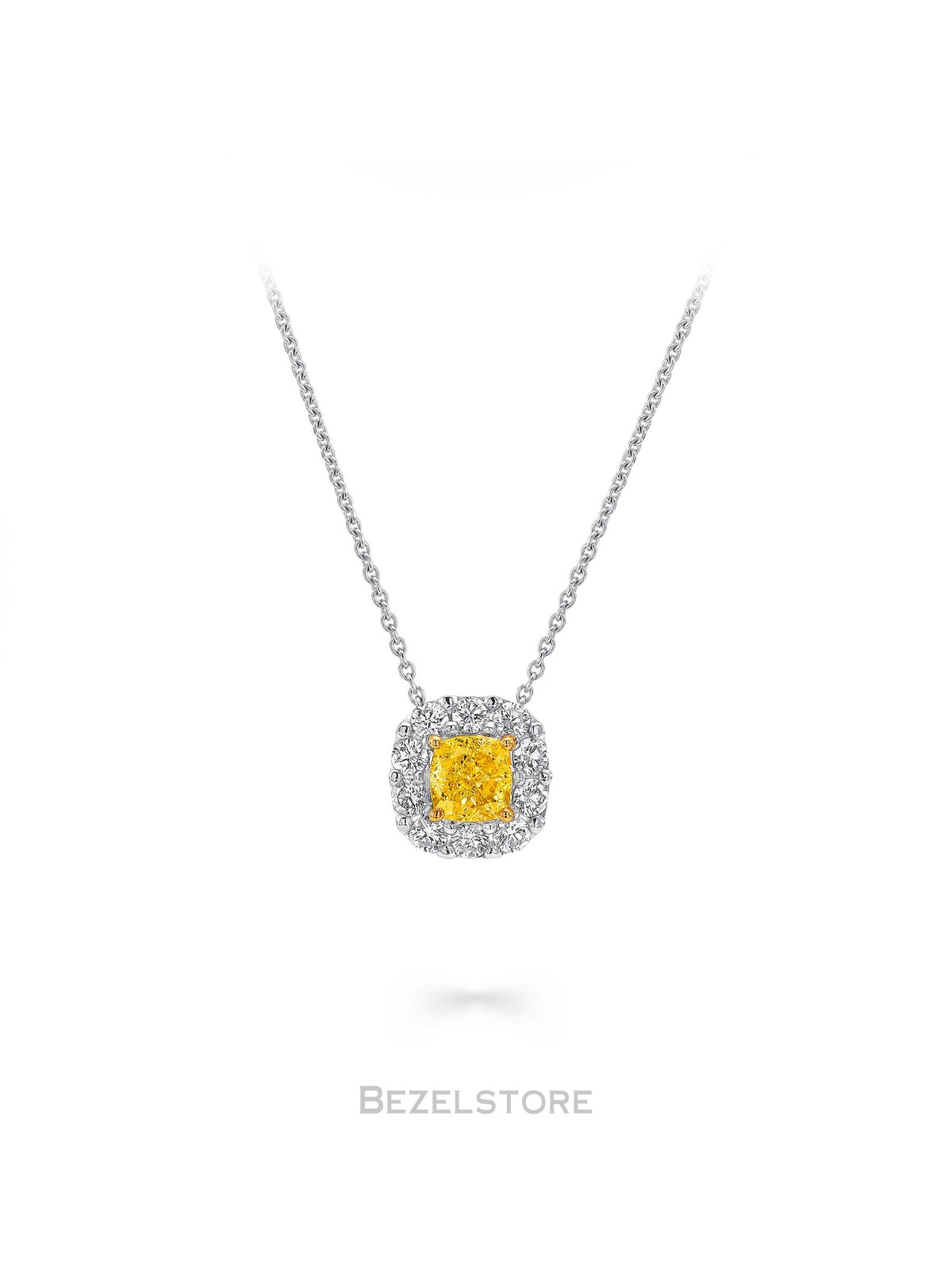 Подвеска Graff Icon Cushion Cut Yellow Diamond Pendant RGP845