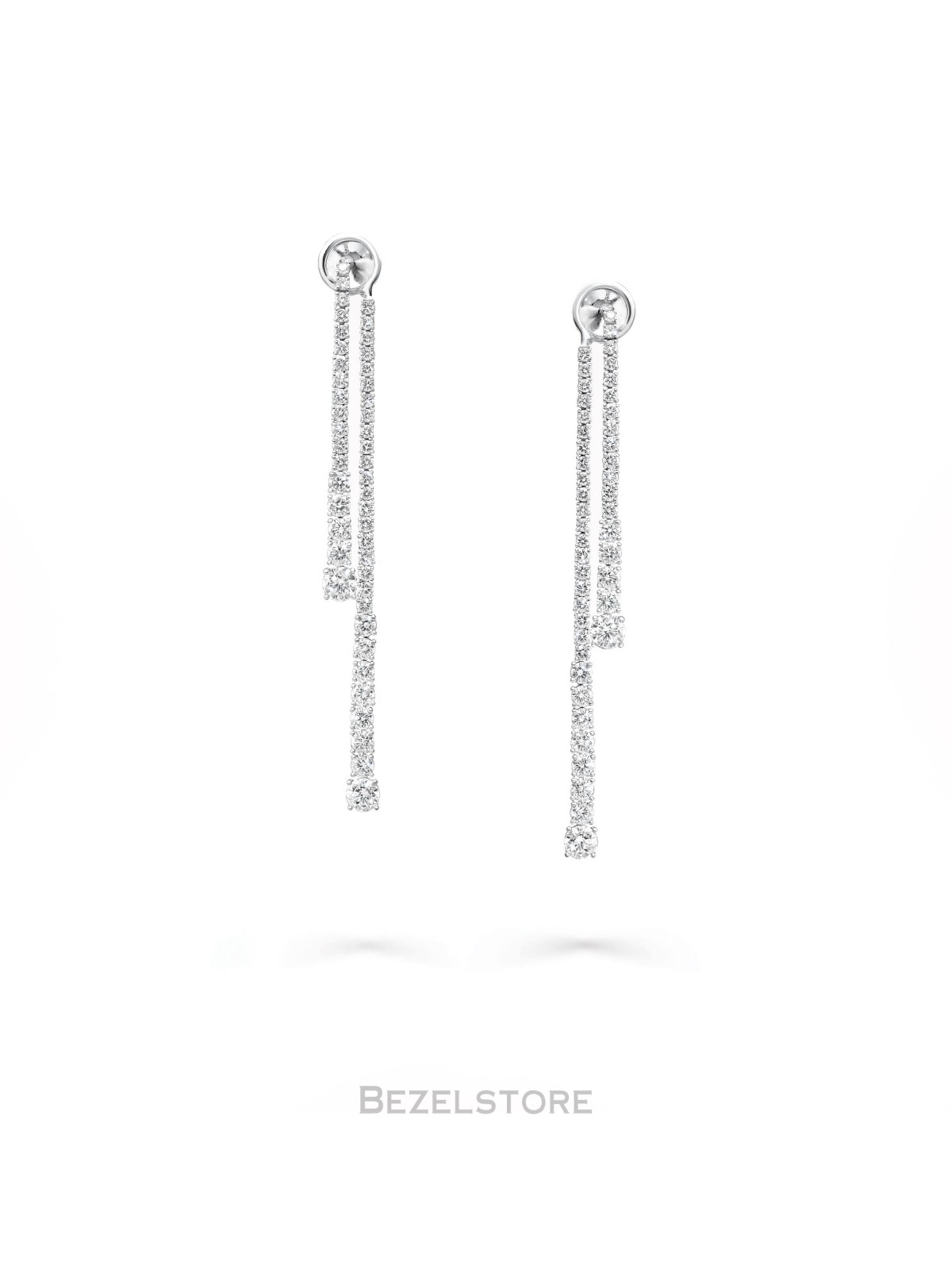 Серьги Graff Classic Diamond Double Strand Earrings RGE668