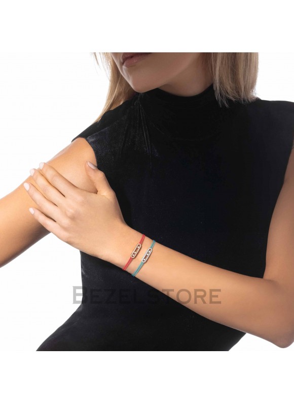 Браслет Messika CARE(S) Blue Cord Pave Bracelet 14657-WG