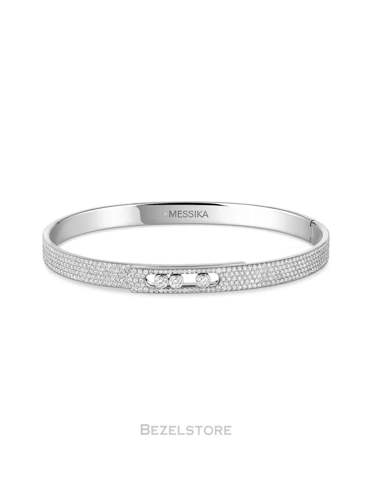 Браслет Messika Move Noa SM Pave Bangle 12721-WG