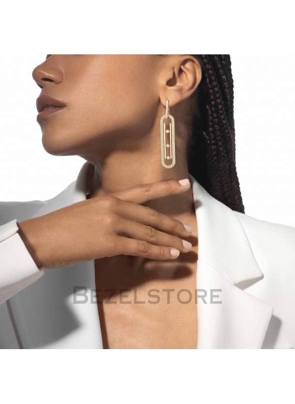 Серьги Messika Move 10th Anniversary XL 06823-YG