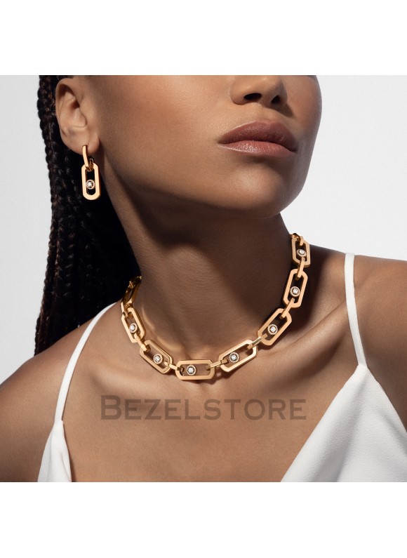 Серьги Messika So Move XL Pendant Earrings 13132-YG