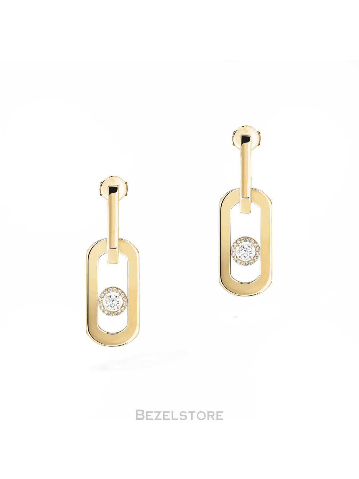 Серьги Messika So Move XL Pendant Earrings 13132-YG