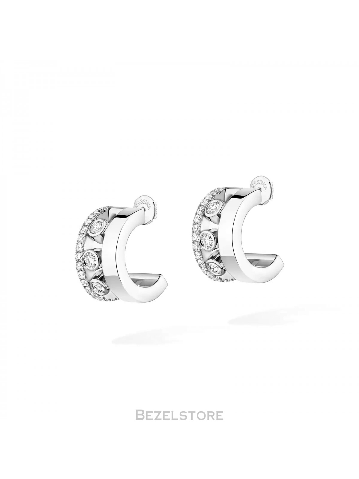 Серьги Messika Move Romane Mini Hoops 07178-WG