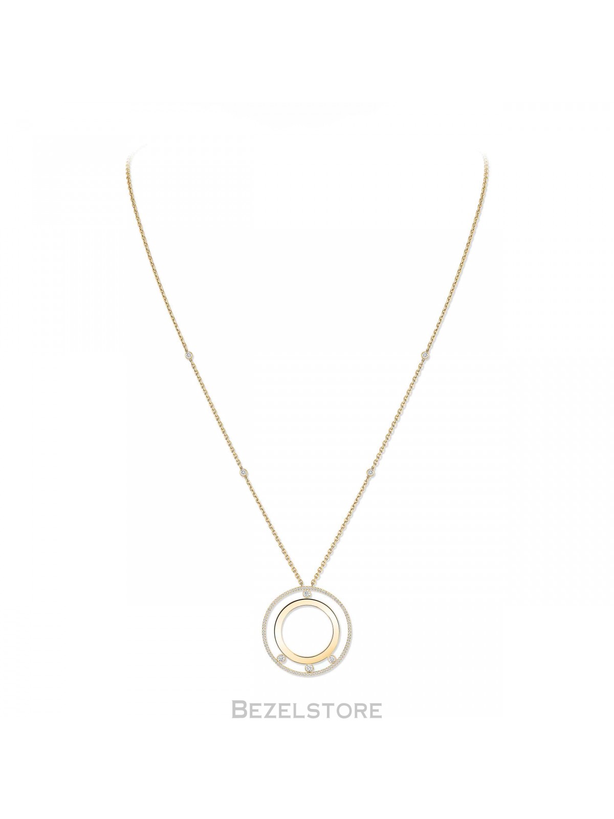 Колье Messika Move Romane Long Necklace 11169-YG