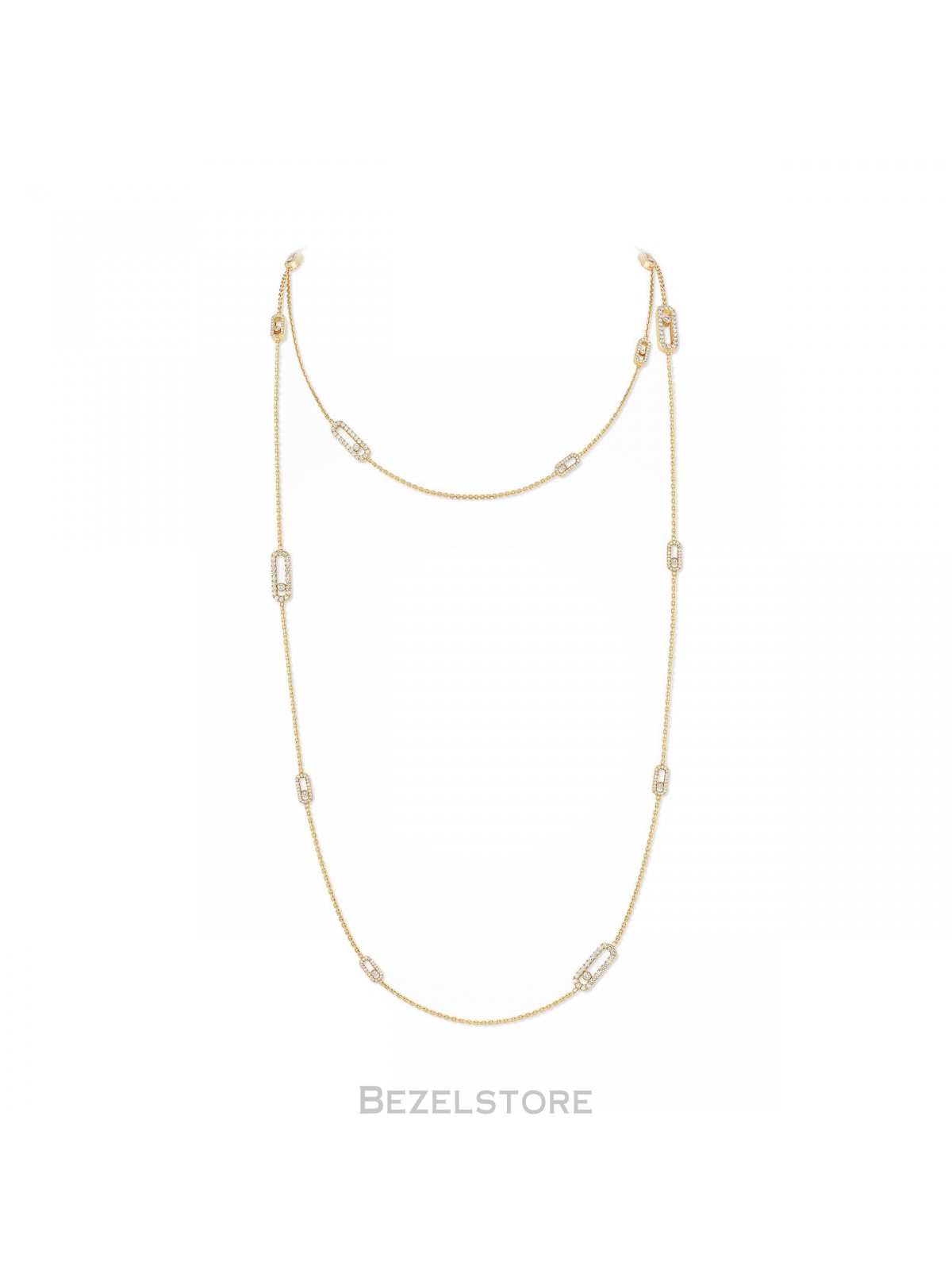 Колье Messika Move Uno Long Necklace 11324-YG