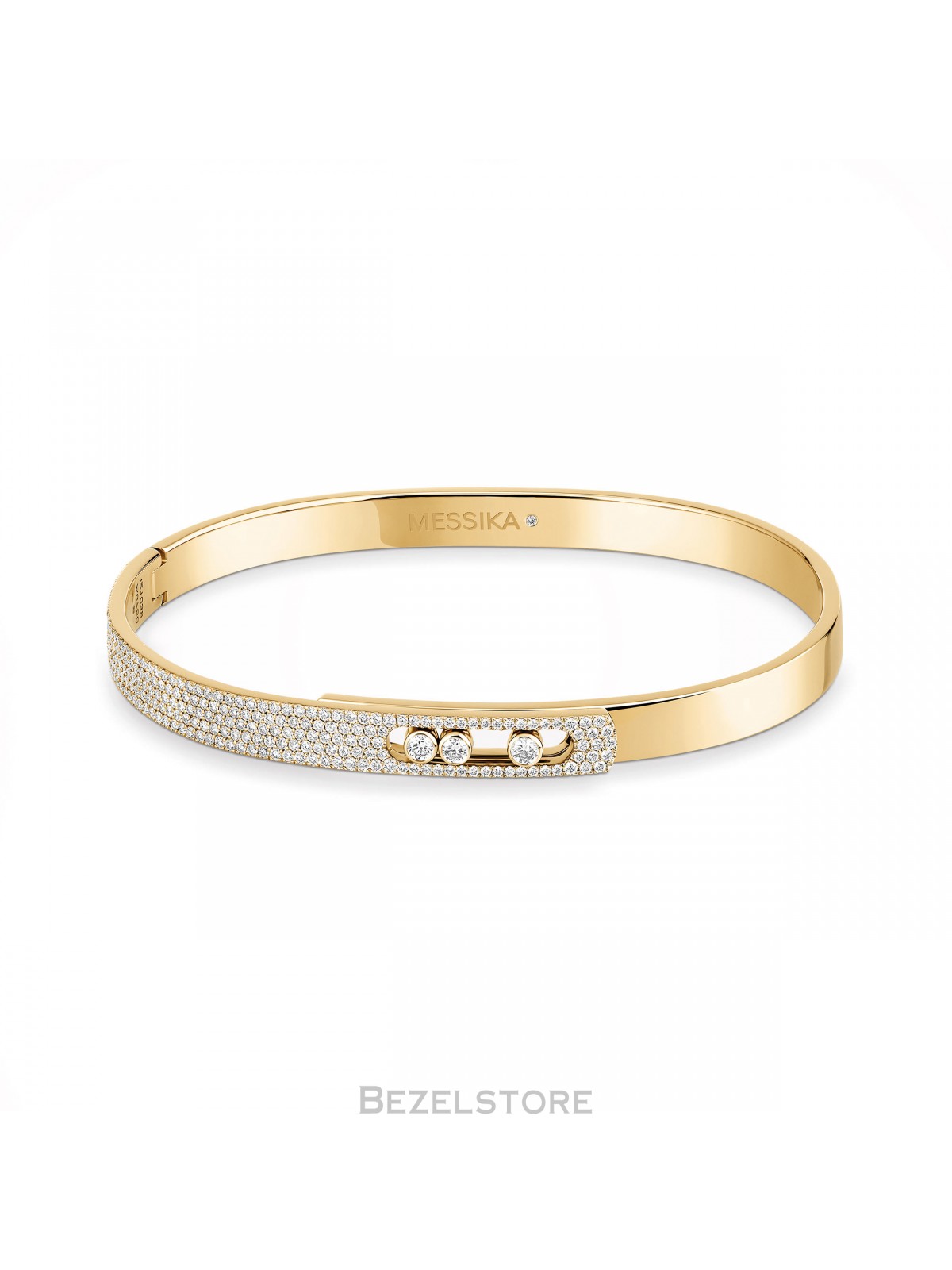 Браслет Messika Move Noa Semi-Pave Bangle SM 10093-YG