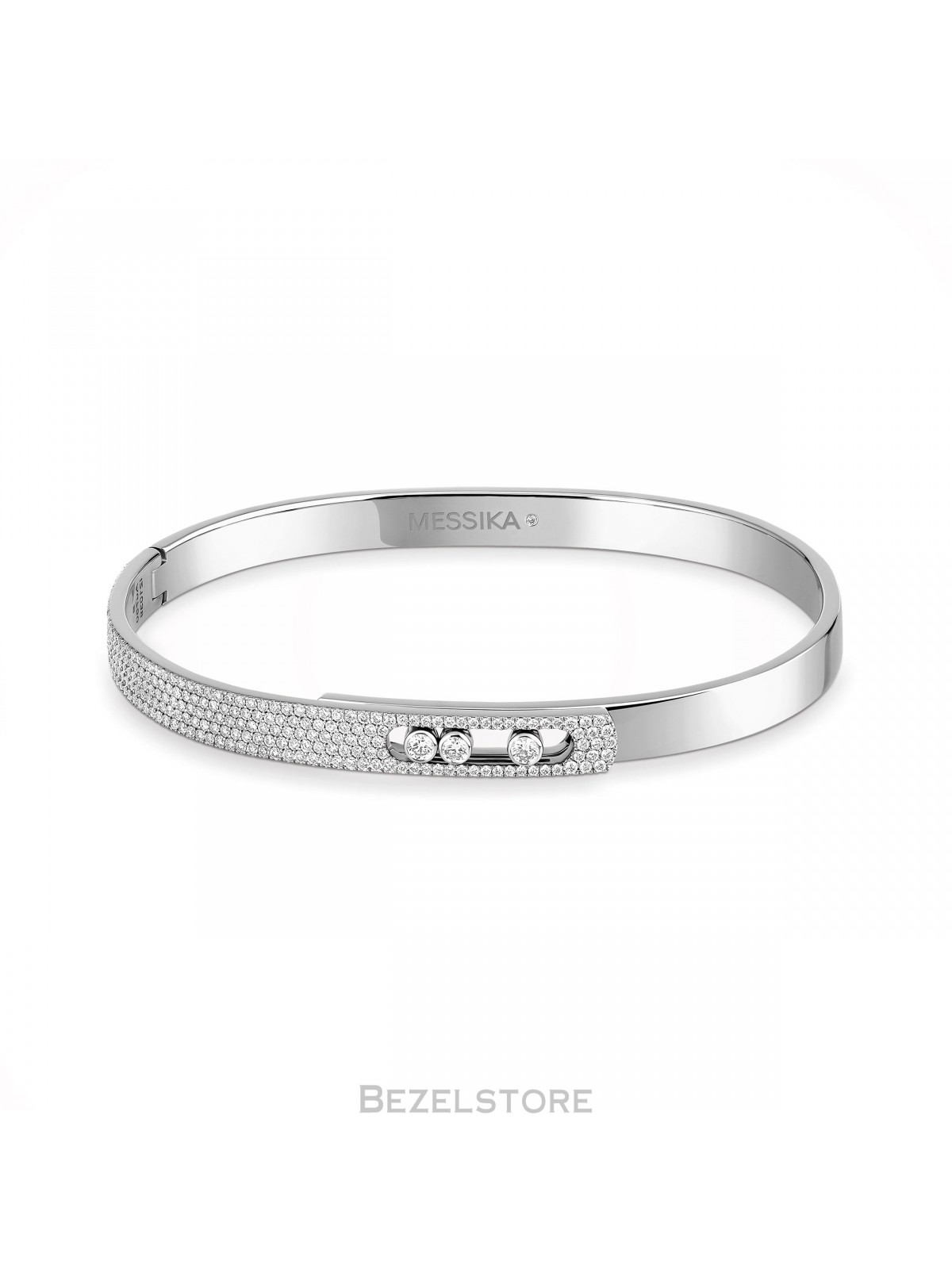 Браслет Messika Move Noa Semi-Pave Bangle SM 10093-WG
