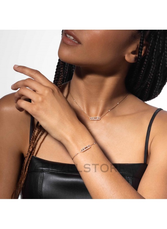 Браслет Messika Baby Move Pave 04325-PG