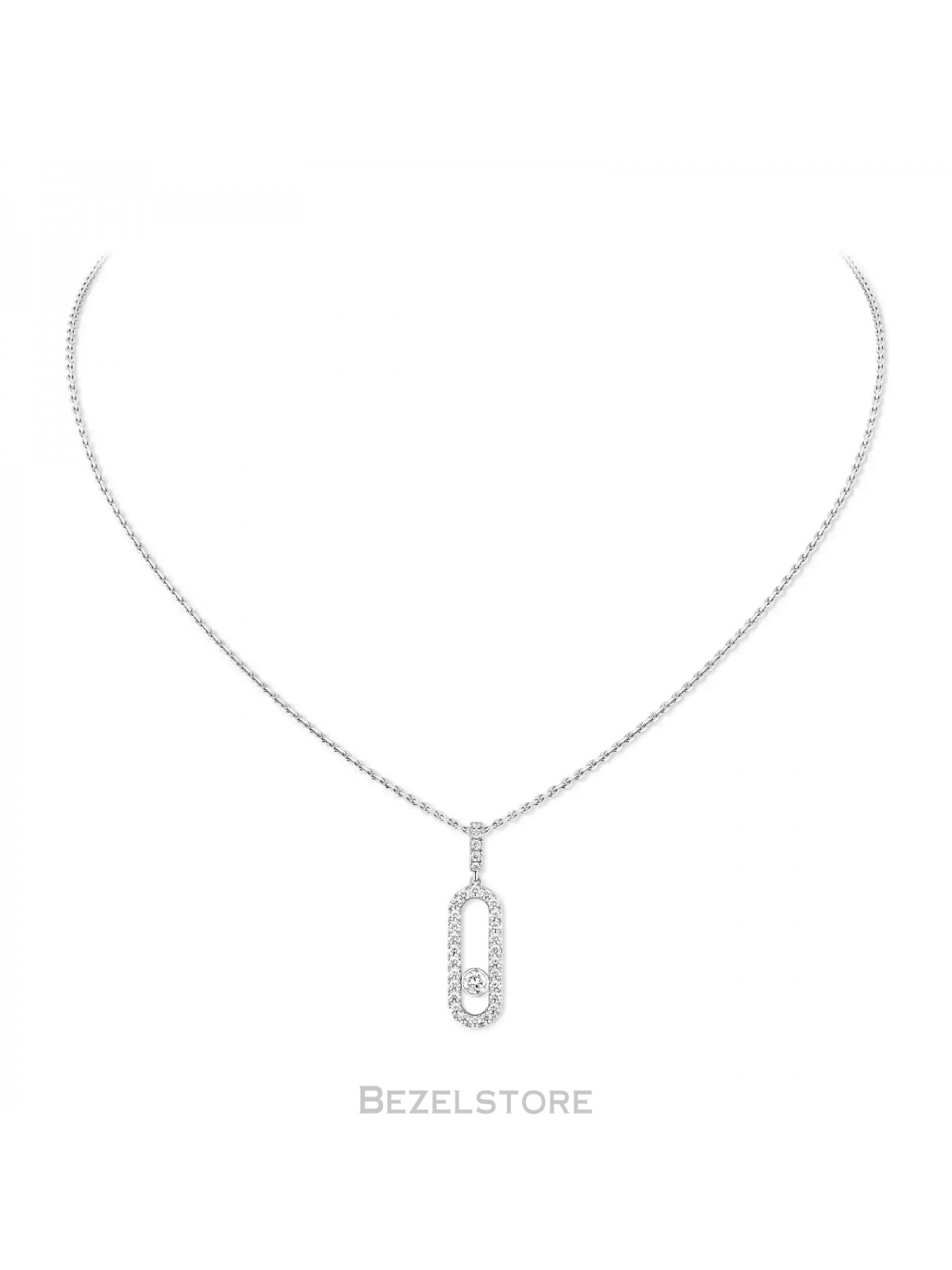 Колье Messika Move Uno Pave LM 12058-WG