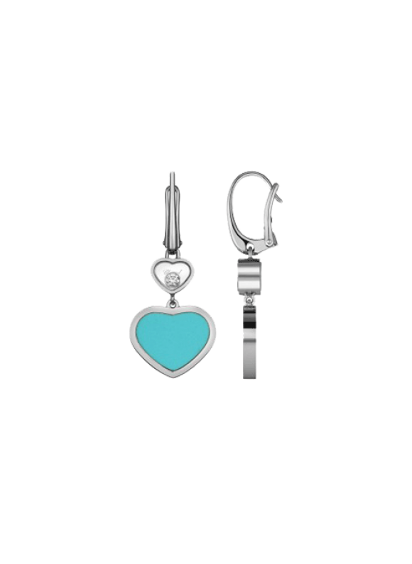 Серьги Chopard Happy Diamonds Earrings Happy Hearts 837482-1410