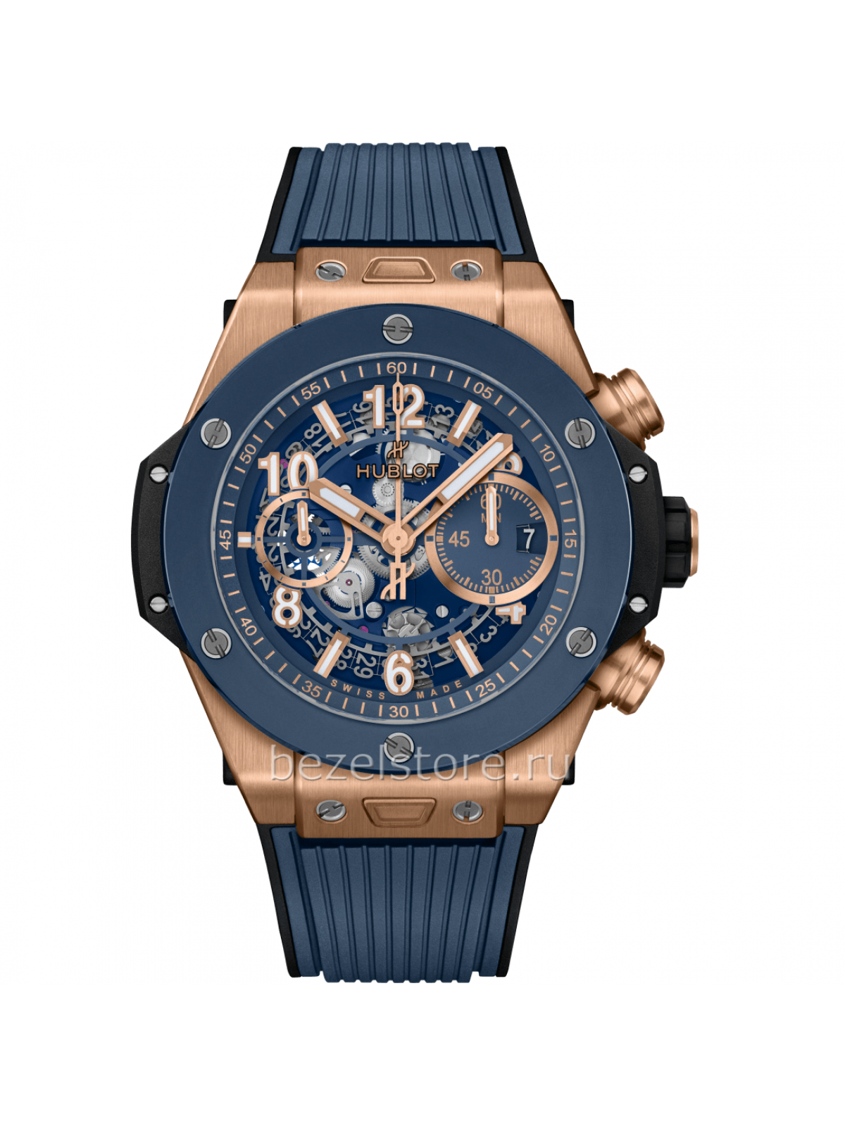 Hublot Big Bang Unico King Gold Ceramic Blue 44 mm 421.OL.5180.RX