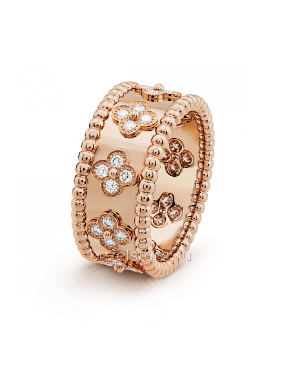 Кольцо Van Cleef & Arpels Perlee Clovers Ring, Medium Model VCARO9LN00