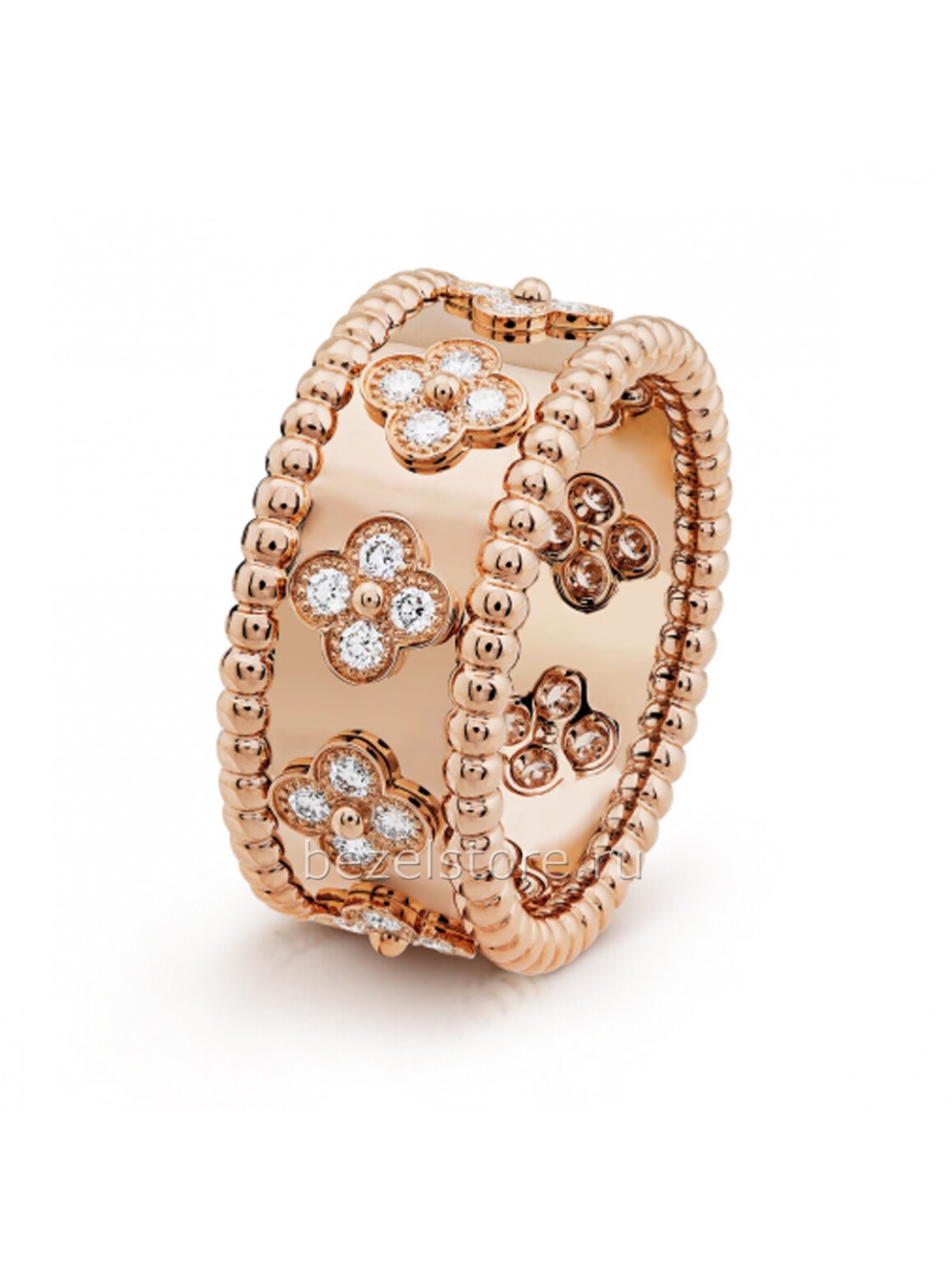 Кольцо Van Cleef & Arpels Perlee Clovers Ring, Small Model VCARO9NB00